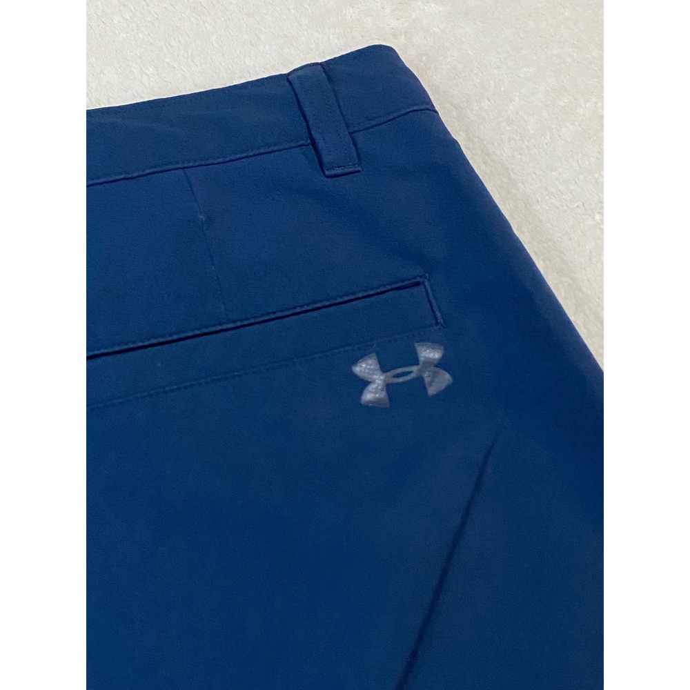 Under Armour Mens Tech Golf Shorts Academy Blue Navy 1350071 Size 38 - Picture 9 of 10